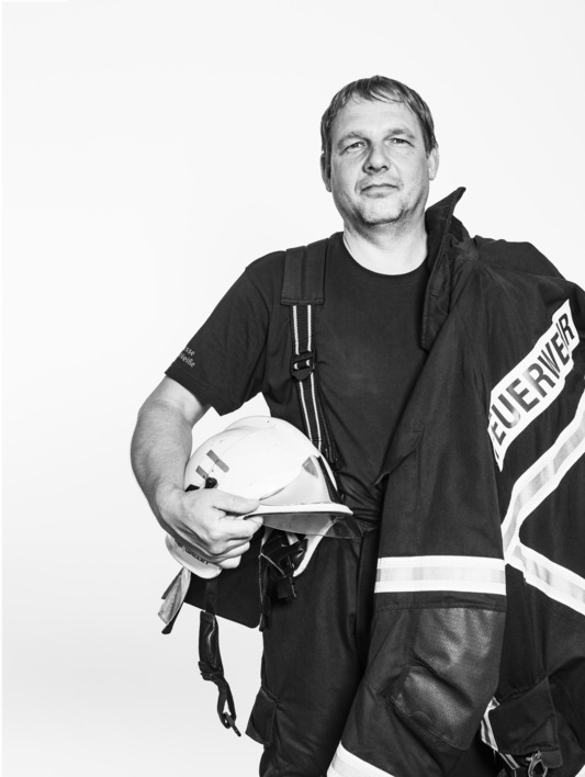 Gubener Wehrführer Rico Nowka. © Thomas Lemnitzer
