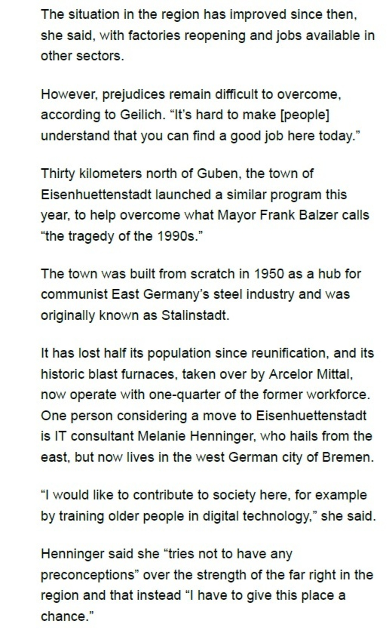 Artikel zum Probewohnen in Guben Daily Euro Times