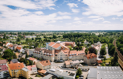 Naemi-Wilke-Stift Guben Luftbild, Foto: Naemi-Wilke-Stift Guben